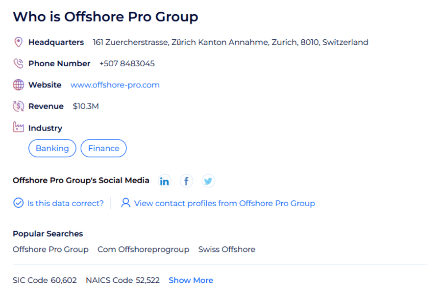 Офис Offshore Pro Group - International Wealth